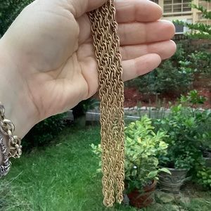 Goldtone 40 Inch Fashion Chain